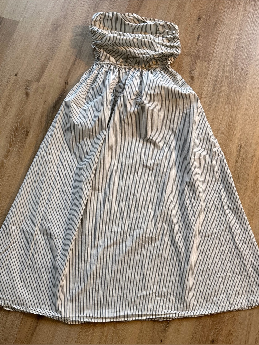 Strapless Maxi dress - Stripe